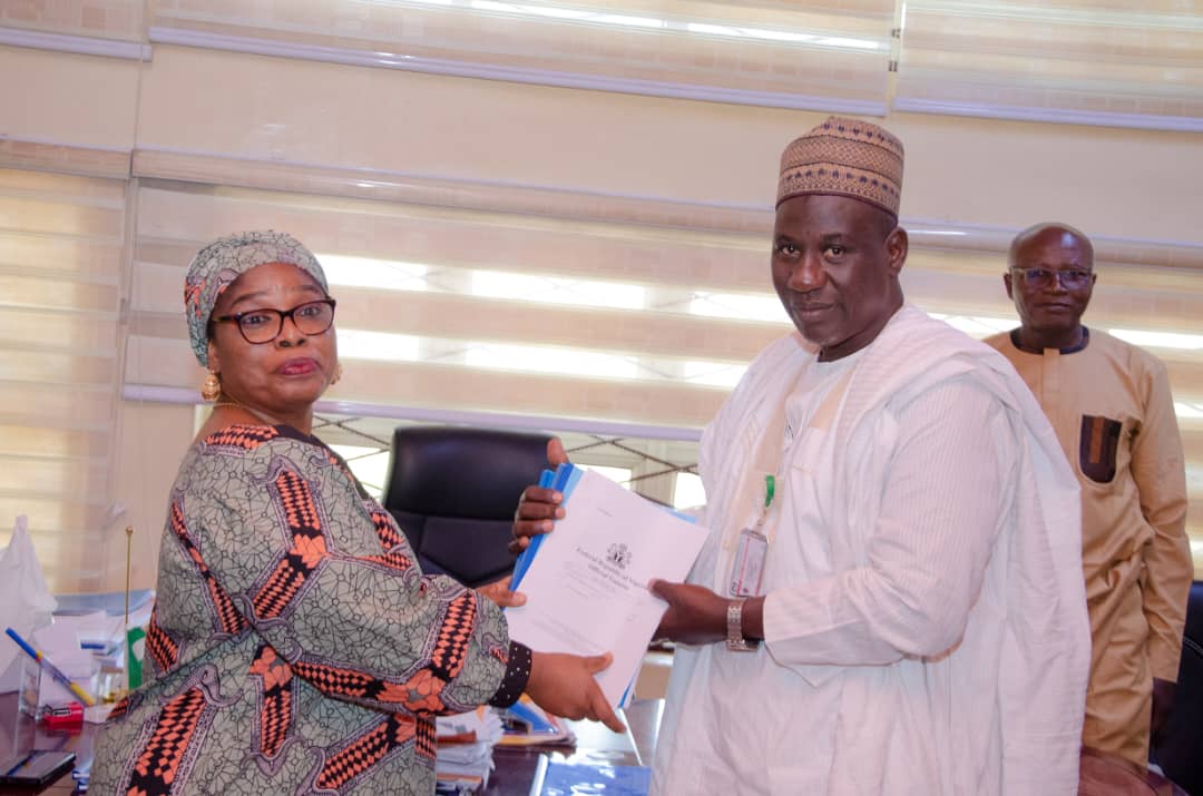 Mal Mohammed Sambo officially assumes duty as the Acting Registrar.