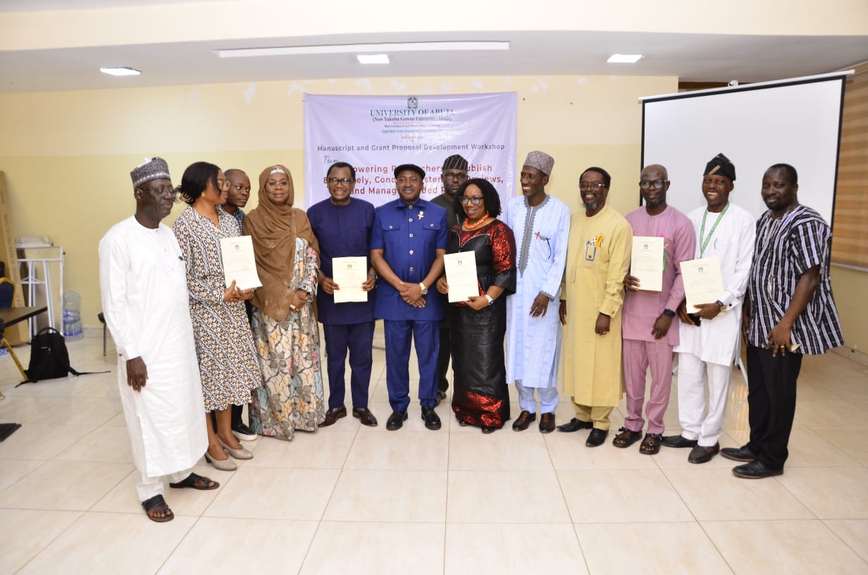 Centre for Sponsored Projects Hosts 2024–2025 UniAbuja Researchers and Authors Recognition Awards